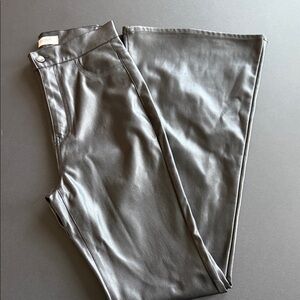Black Faux Leather Pants